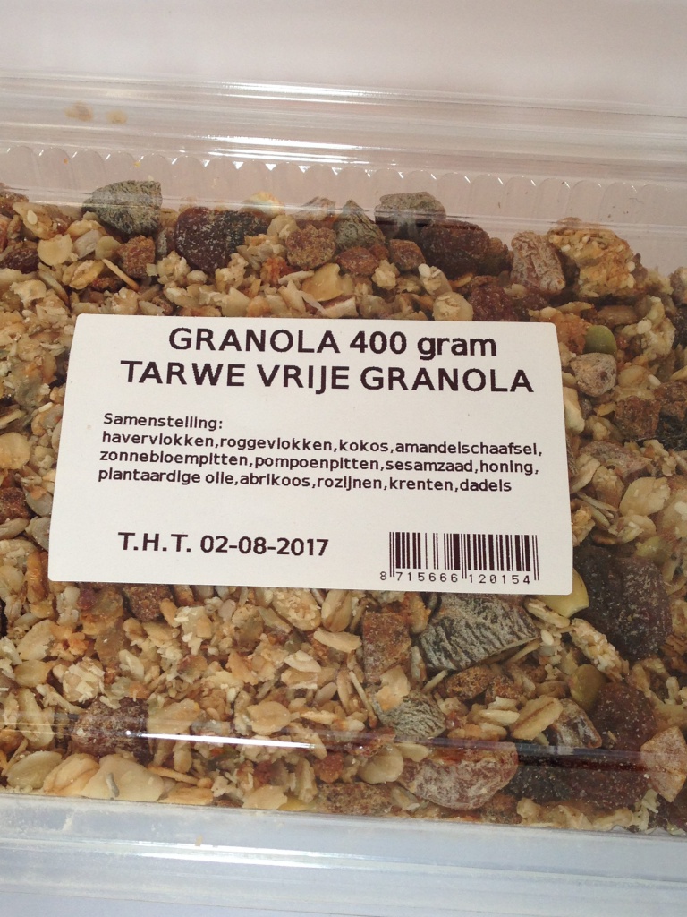 granola tarwe vrij groot
