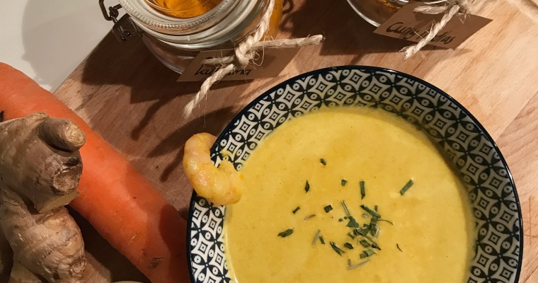 Recept Curry Soep met Garnalen